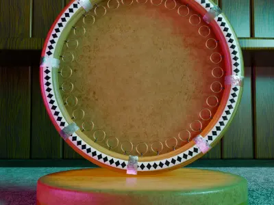 Central Asian Instruments  3D model