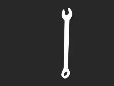 Wrench 3D Model - Game Ready Low-poly 3D model