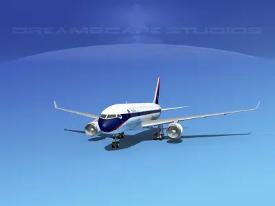 Boeing 787-8 Delta  3D model
