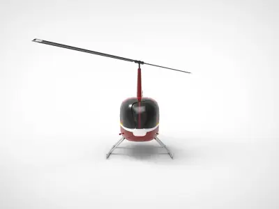 Helicopter R66 Turbine 3D model