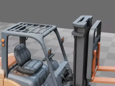 Forklift Vehicle 3D model