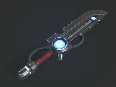 Sword Game asset Low-poly 3D model