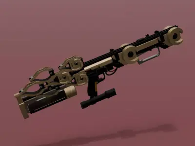 Ray Gun 3D model 3D model