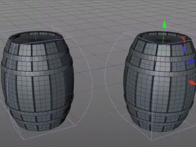 Simpel Barrel 3D model