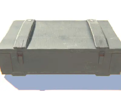 Ammo Box Low-poly 3D model purchase