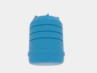 Carbery 5000 Water Tank Low-poly 3D model