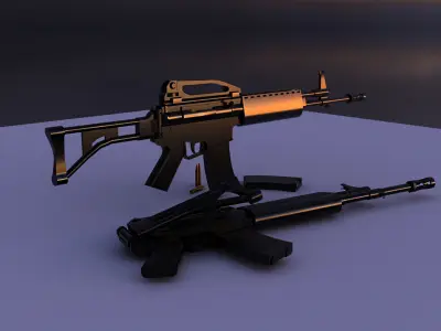 Pindad SS2 V2 3D model
