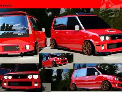 daihatsu move NRF  Free 3D model