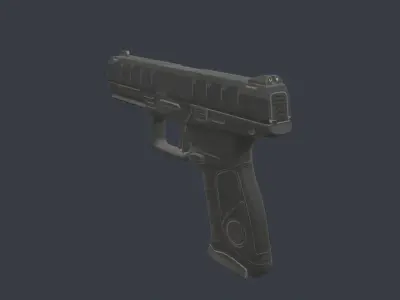 Beretta APX Low-poly 3D model