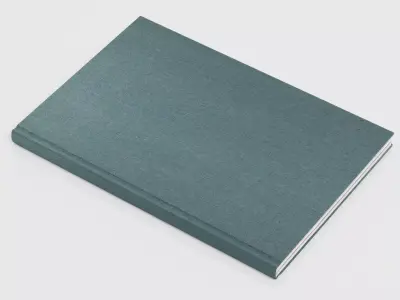 Blank Book V5 - Realistic Publication 3D model