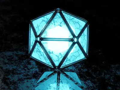 Sci-Fi Ico Sphere 3D model