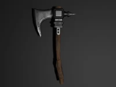Survival Tool Kit - Hammer Axe and Pickaxe 3D model