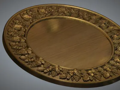 Round Frame 3D print model purchase