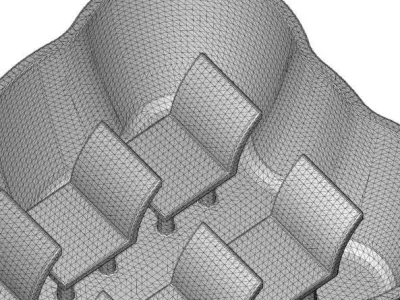 Fantastic Cartoon Boat 3D model