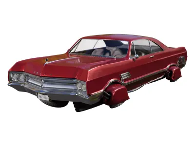 1966 Buick Wildcat Sci-Fi Free 3D model