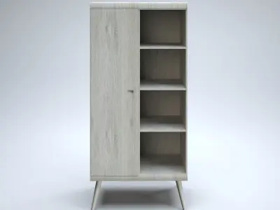 Modern Cabinet Low-poly 3D model