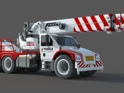 Franna 40t Crane 3D model