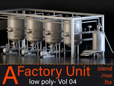 Factory unit- Vol4 3D model