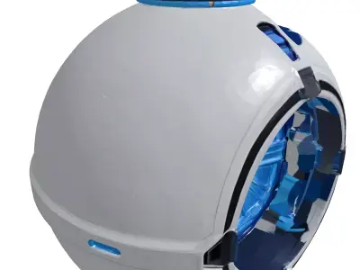 SciFi Stasis Pod Capsule Device 3D model