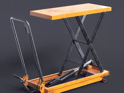 Scissor Lift Table II 3D model