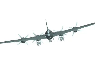 Boeing B-29 Superfortress 3D model 2