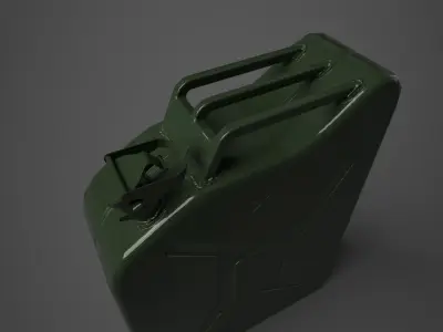 Fuel Canister Free low-poly 3D model