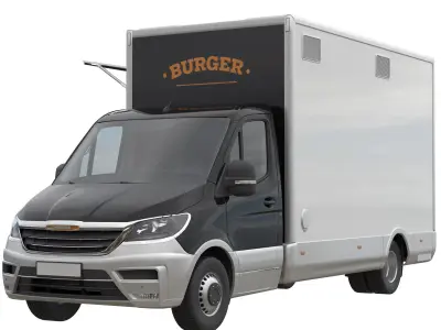 Generic Food Truck 3D model