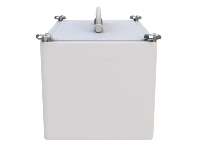 Plastic container 02 3D model