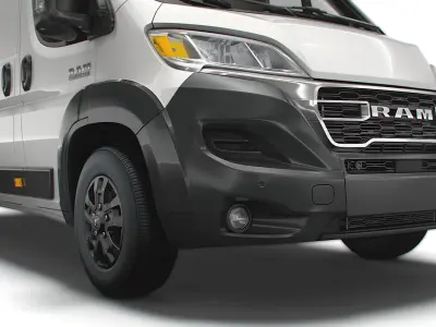 RAM Promaster Van L4H3 2023 3D model