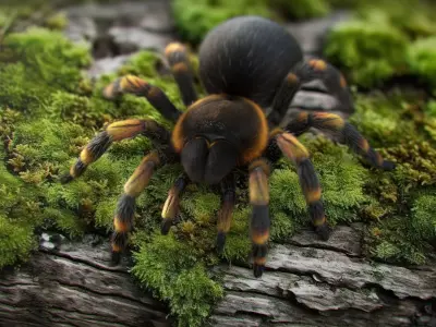 Tarantula Spider Rigged Xgen 3D model