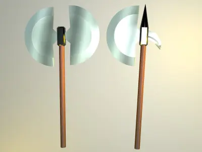 Cartoon Melee weapons 3D model