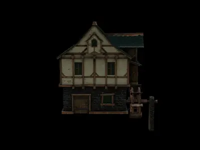 Medieval House 3D model