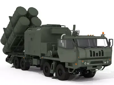 Rocket Complex NEPTUN 3D model