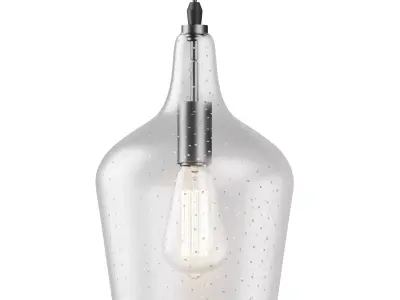 ELYCCUPA Glass Pendant Light 3D model