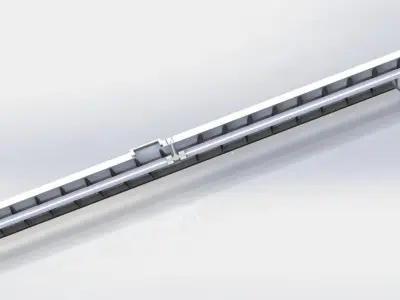 SCREW CONVEYOR 500X10073 3D model