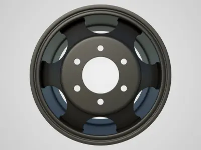 Car Rim 3D model PBR
