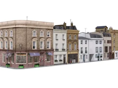 Part of Old Church street  London 3D model