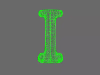 Space Knights V10K Standard Roman Numeral 01 Shoulder Symbols 3D print model
