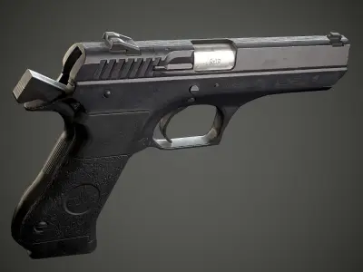 Jericho 941F Low-poly 3D model purchase