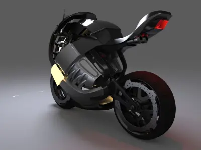 Concept Bike 3D model purchase
