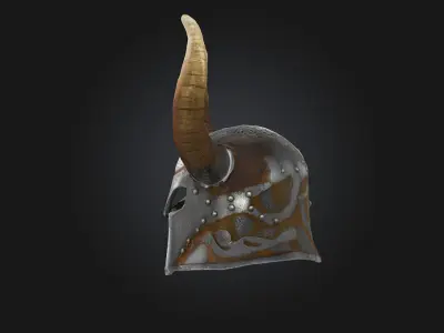 Viking Helm of Valor  Honor-Bound Fury of the North 3D model