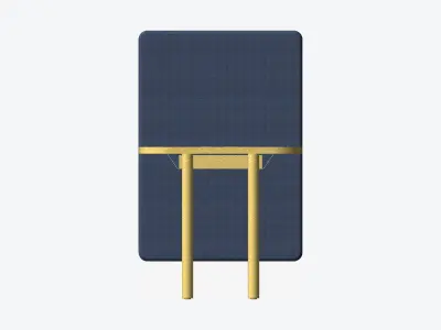 Furniture - Panel - Contemporary - Flame - Sofa Low-poly 3D model