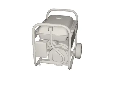 Portable generator 3D model purchase