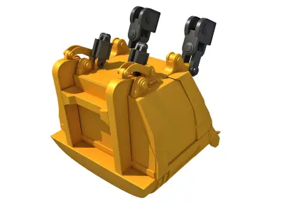 Excavator Bucket 3D model buy