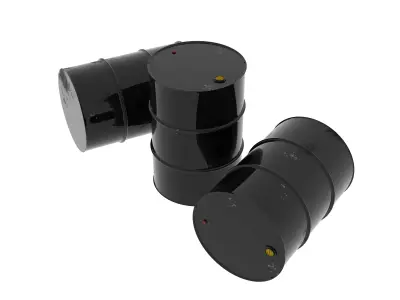 Crude Oil Barrel 3D model