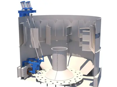 celda flotacion 3D model