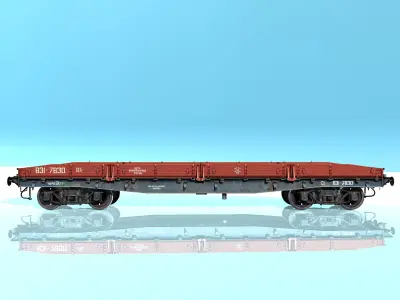 Platform type 13-H453 Low-poly 3D model