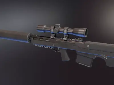 VSSK Vykhlop Low-poly 3D model