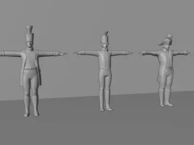 Infantry soldier pack 3D model