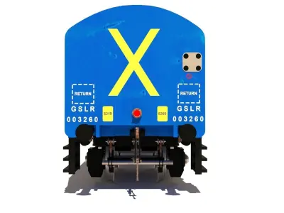 The Wagon x train 3D model